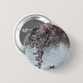 Cherry Blossom Washington DC Ronde Button 5,7 Cm (Voorkant /achterkant)