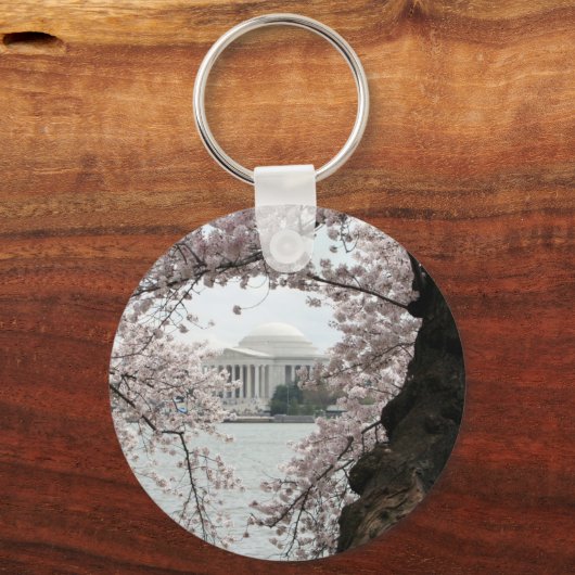 Cherry Blossom Washington DC Sleutelhanger (Voorkant)
