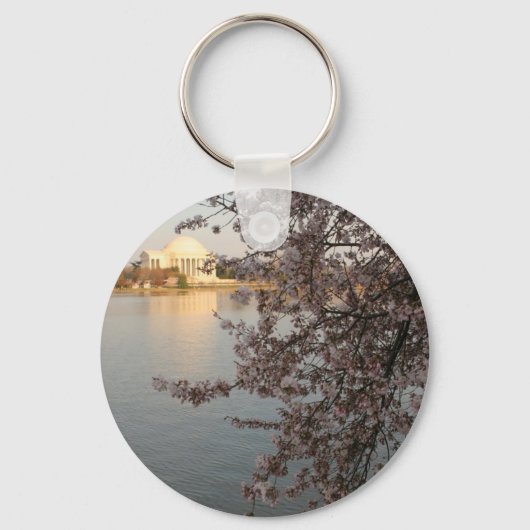 Cherry Blossom Washington DC Sleutelhanger (Voorkant)