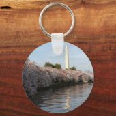 Cherry Blossom Washington monument Sleutelhanger (Voorkant)