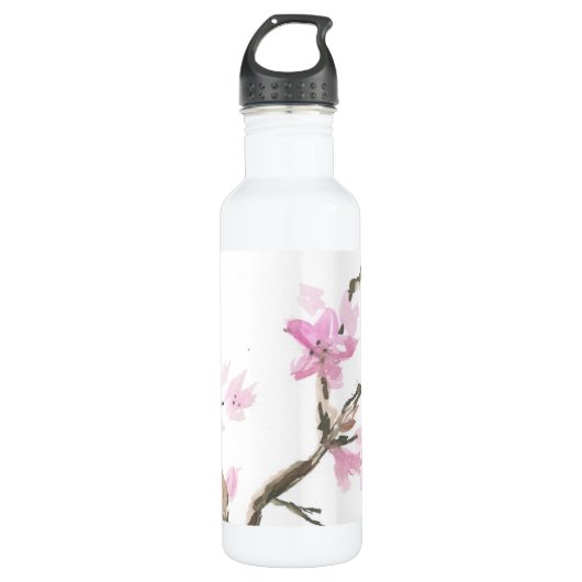 Cherry Blossom Water Bottle Waterfles (Voorkant)