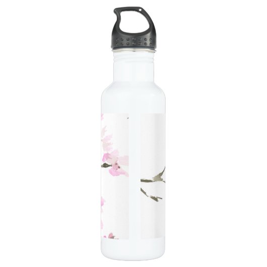 Cherry Blossom Water Bottle Waterfles (Achterkant)