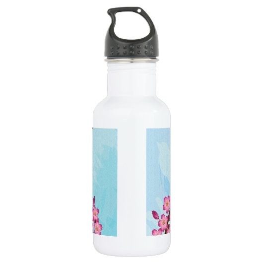 Cherry Blossom Waterfles (Achterkant)