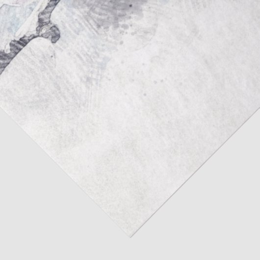 Cherry Blossom Waterverf Art Decoupage Tissuepapier (Detail)