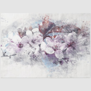 Cherry Blossom Waterverf Art Decoupage Tissuepapier