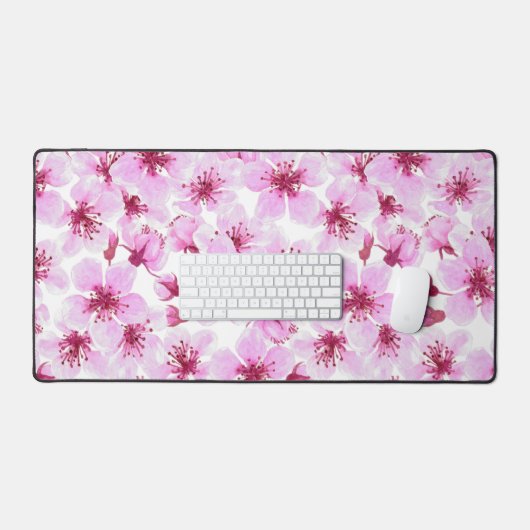 Cherry blossom waterverf bureaumat (Keyboard & Muis)
