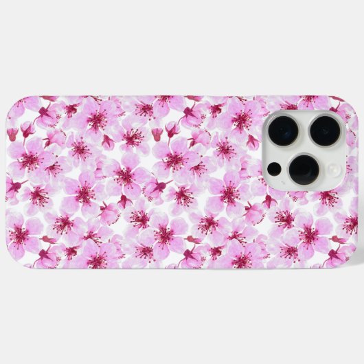 Cherry blossom waterverf Case-Mate iPhone case (Achterkant (horizontaal))