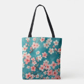 Cherry Blossom Waterverf Dream Tas (Achterkant)