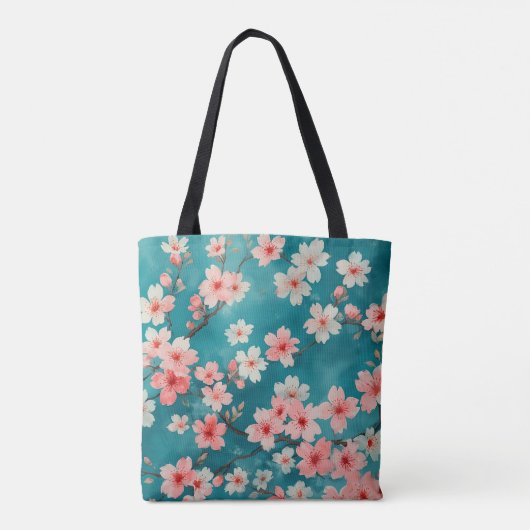Cherry Blossom Waterverf Dream Tas (Achterkant)