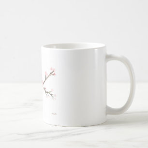 Cherry blossom waterverf koffiemok
