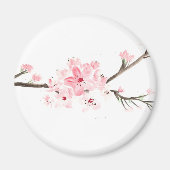 Cherry blossom waterverf magneet (Voorkant)