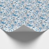 Cherry Blossom Waterverf: Naadloze Apple Tree Pat Cadeaupapier (Hoek)