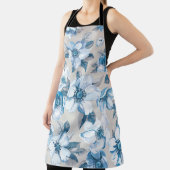 Cherry Blossom Waterverf: Naadloze Apple Tree Pat Schort (Insitu)