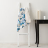 Cherry Blossom Waterverf: Naadloze Apple Tree Pat Sherpa Deken (In situ)