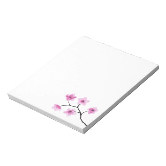 Cherry Blossom Waterverf Notitieblok (Linkerzijde)