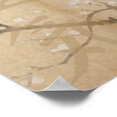  Cherry Blossom Waterverf Reiki Beginselen Poster (Hoek)