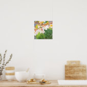 Cherry Blossom Waterverf Sakura Flowers Spring Poster (Keuken)