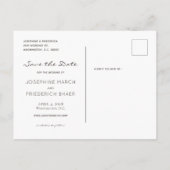 Cherry Blossom Waterverf Save the Date Briefkaart (Achterkant)