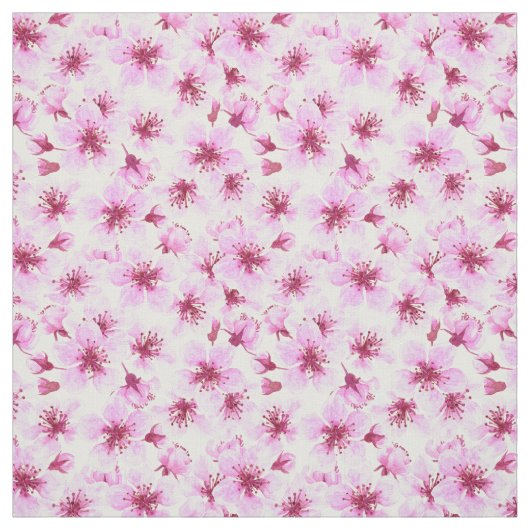 Cherry blossom waterverf stof (Swatch)