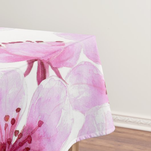 Cherry blossom waterverf tafelkleed (Voorbeeld)