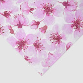 Cherry blossom waterverf tissuepapier (Detail)