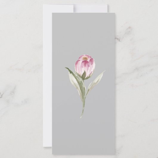 Cherry Blossom Weddenrenmenu (Achterkant)