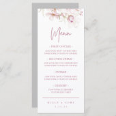 Cherry Blossom Weddenrenmenu (Voorkant / Achterkant)