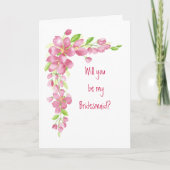  Cherry Blossom - Weddenschap Bridesmaid (Voorkant)