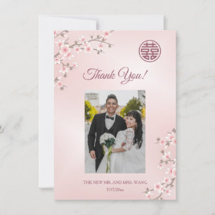 Cherry Blossom Wedding Bedankt