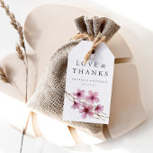 Cherry Blossom Wedding Bedankt Favor Cadeaulabel