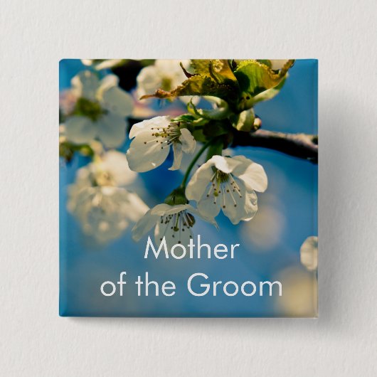 Cherry Blossom ・ Wedding Button (Voorkant)