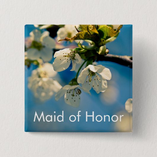 Cherry Blossom ・ Wedding Button (Voorkant)