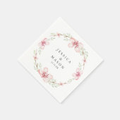 Cherry Blossom Wedding Cocktail Napkins Servet (Hoek)