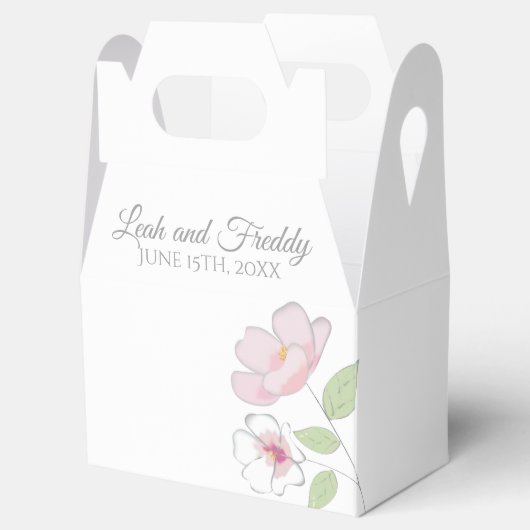 Cherry Blossom Wedding Favor Box Bedankdoosjes (Geopend)