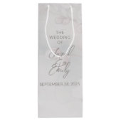 Cherry Blossom Wedding gepersonaliseerde cadeautas (Achterkant)