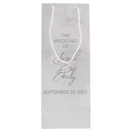 Cherry Blossom Wedding gepersonaliseerde cadeautas (Achterkant)