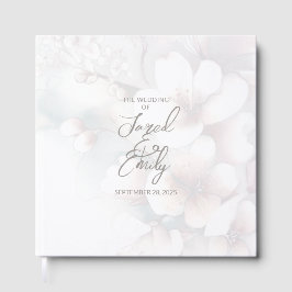 Cherry Blossom Wedding Guest Book Gastenboek