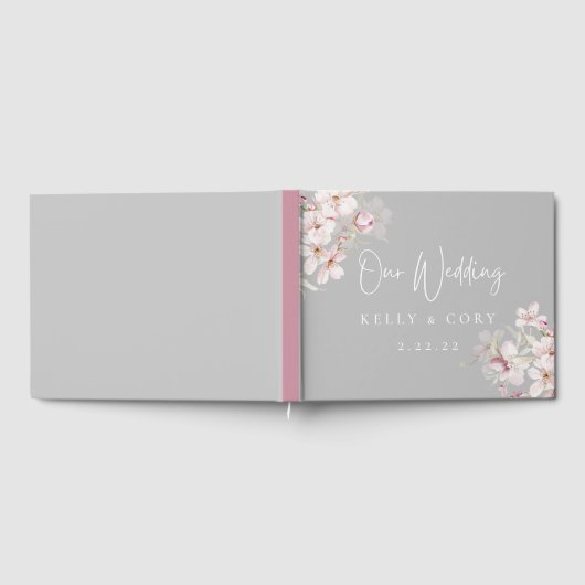 Cherry Blossom Wedding Guest Book Gastenboek (Volledig)