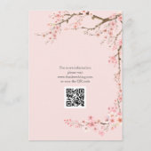 Cherry Blossom Wedding Informatiekaartje (Achterkant)