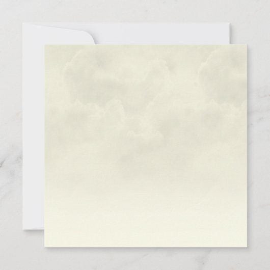 Cherry Blossom Wedding Invitation Kaart (Achterkant)