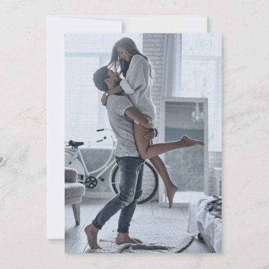 Cherry Blossom Wedding Invitation Kaart (Achterkant)