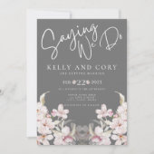 Cherry Blossom Wedding Invitation Kaart (Voorkant)