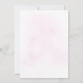 Cherry Blossom Wedding Invitation Kaart (Achterkant)