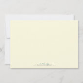 Cherry Blossom Wedding Invitation (roos roze) Kaart (Achterkant)