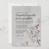  Cherry Blossom Wedding Invitations Kaart (Voorkant)