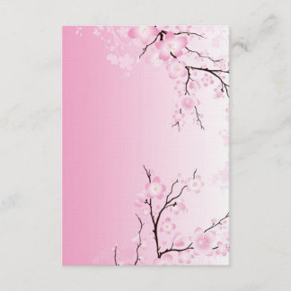 Cherry Blossom Wedding Invitations Kaart