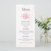 Cherry Blossom Wedding Menu (Staand voorkant)