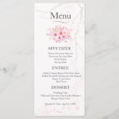 Cherry Blossom Wedding Menu (Voorkant)