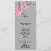 Cherry Blossom Wedding Menu (Voorkant)