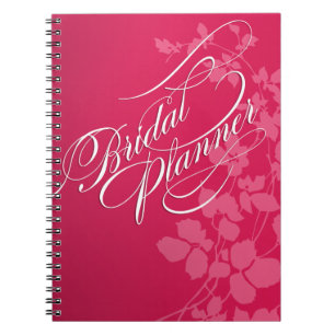 Cherry Blossom Wedding Planner fuschia   Roze Notitieboek